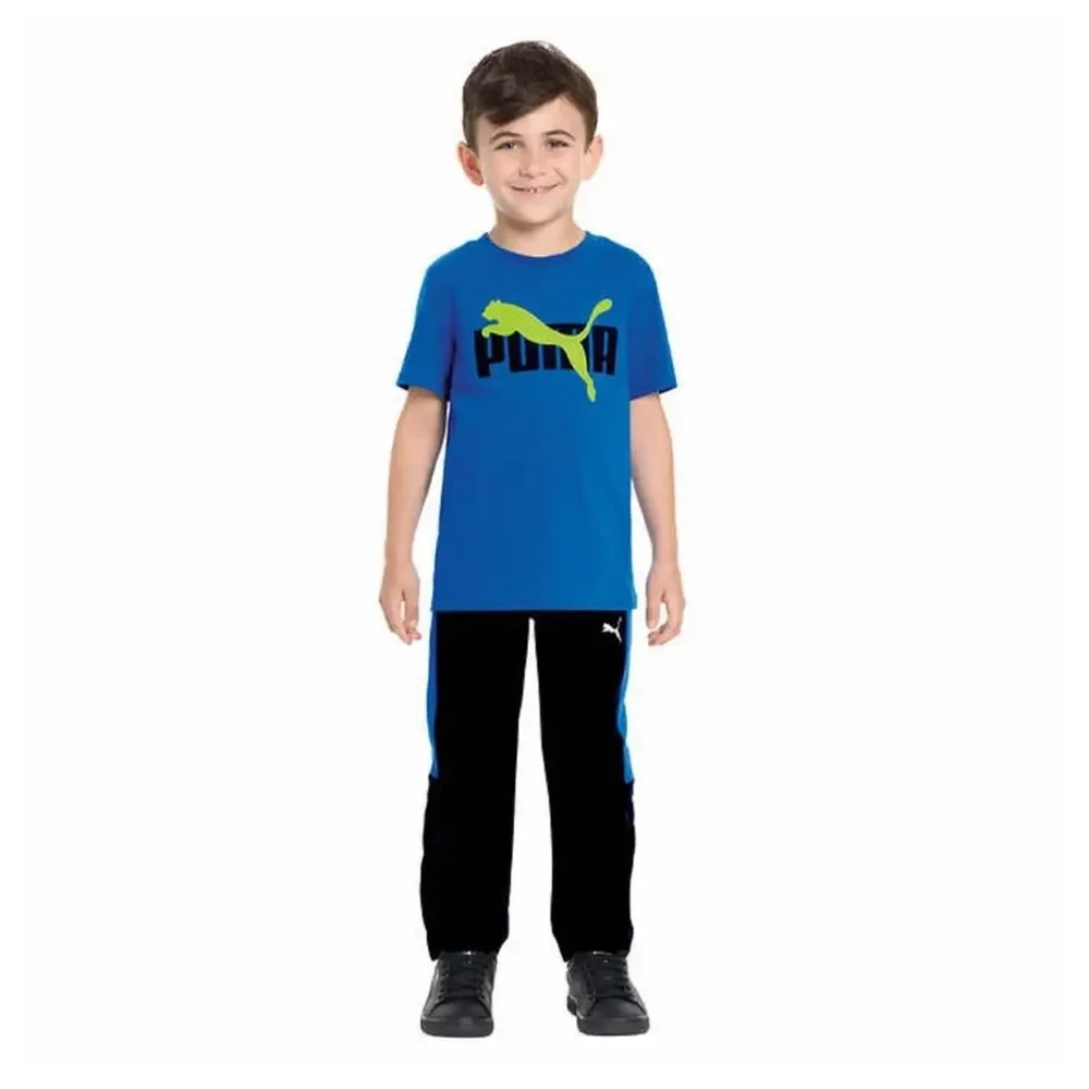PUMA Kids' 3-piece Tech Fleece Blue Set size 2T